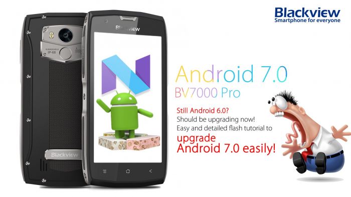 Blackview BV7000 Pro получает апдейт до Android Nougat