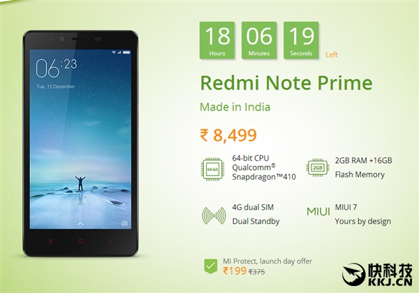 Xiaomi Redmi Note Prime идет на рынок Индии – фото 1