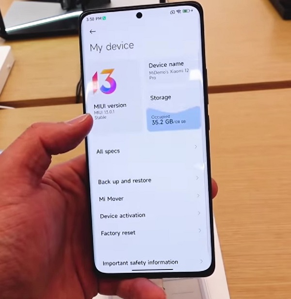 New features in MIUI 13
