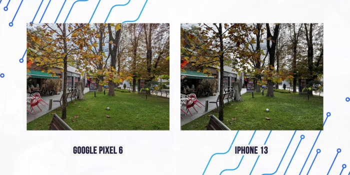 Сравнение камер Pixel 6 с конкурентами