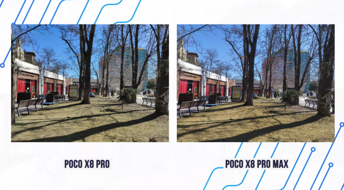  Приклади фото на Poco X8 Pro вдень