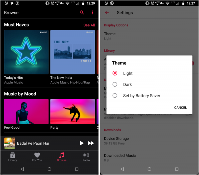Apple Music для Android получил 2 новых функции, которых пока нет в iOS