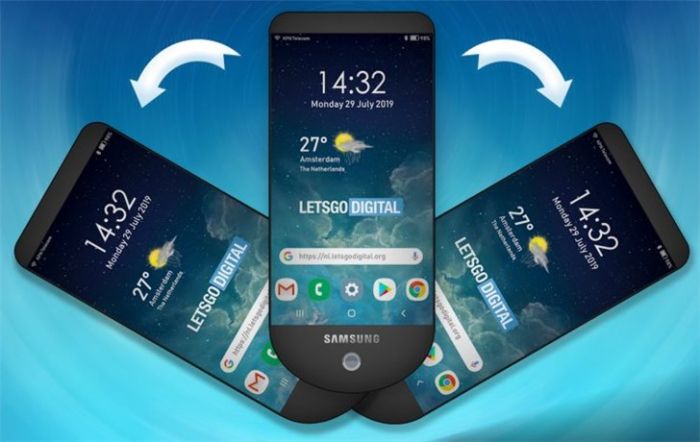 Samsung запатентовала странный сдвижной смартфон-слайдер
