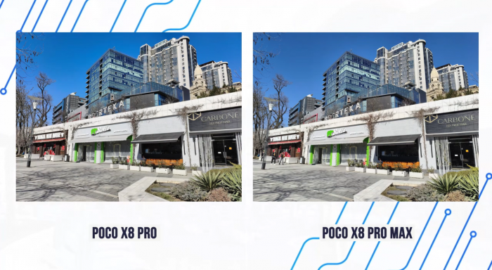 Приклади фото на Poco X8 Pro вдень