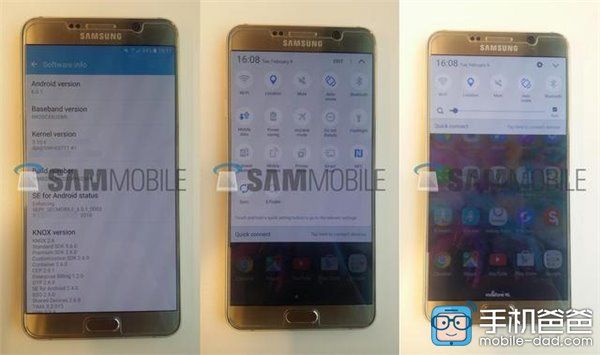 Samsung Galaxy Note 5 помічено з Android 6.0.1. Marshmallow на шпигунських фото – фото 1