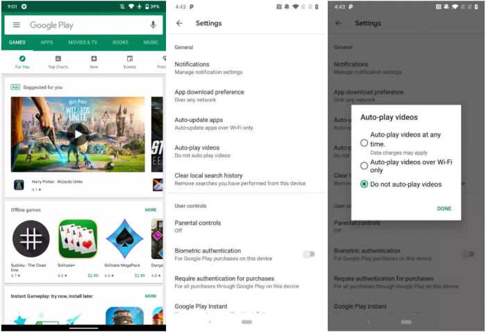 Обновление Google Play 16.0.15: новый дизайн и автовоспроизведение видео – фото 2