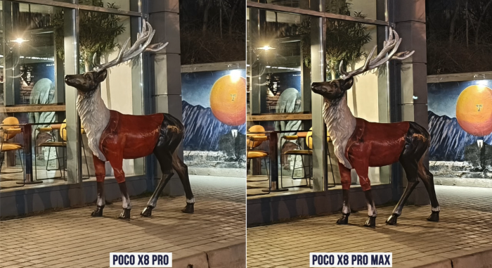 Приклади фото на Poco X8 Pro вночі