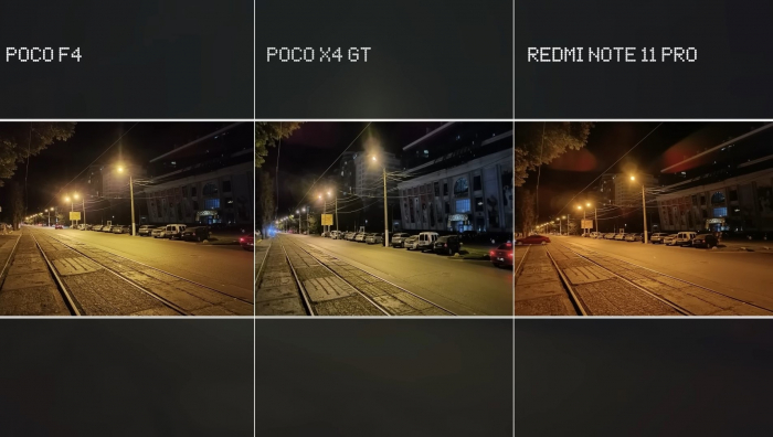 Пример ночной съемки на заднюю камеру Poco X4 GT