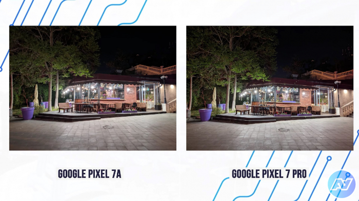 Як фотографує Google Pixel 7A вночі