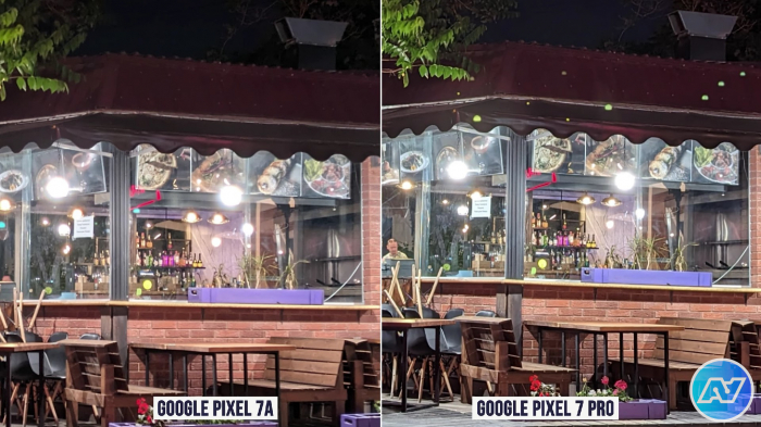 Чи добре Google Pixel 7A знімає вночі