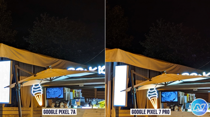 Як знімає Google Pixel 7A уночі
