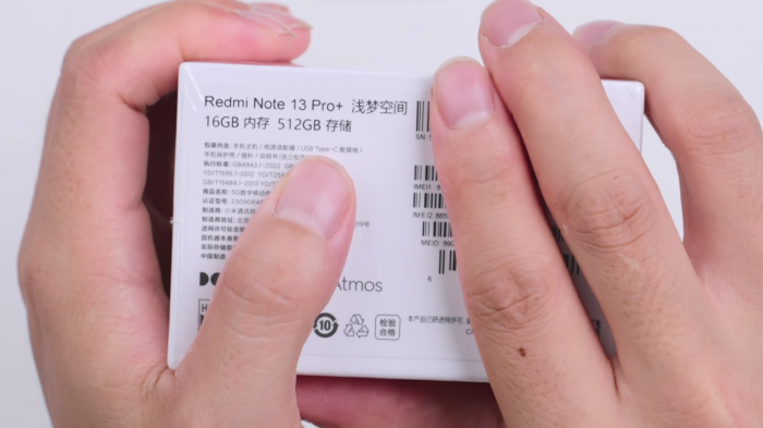 Коробка Redmi Note 13 Pro+