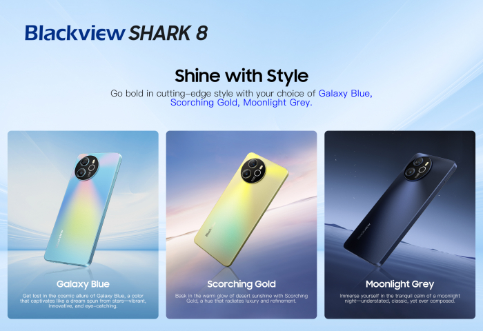 Потужність та 120 гц усього за $94 - Blackview представила нову лінійку смартфонів SHARK – фото 4