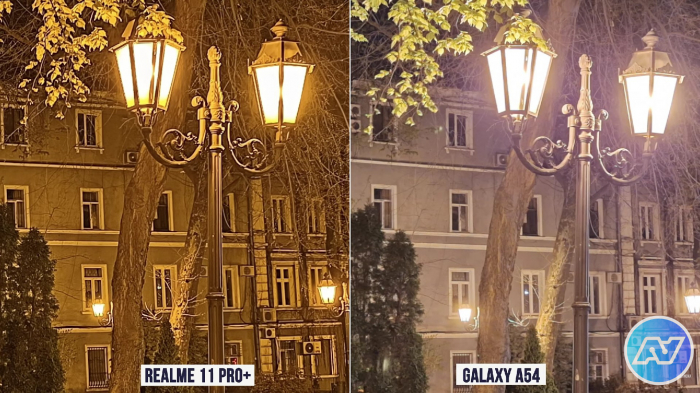 Примеры изображений с realme 11 Pro+ ночью