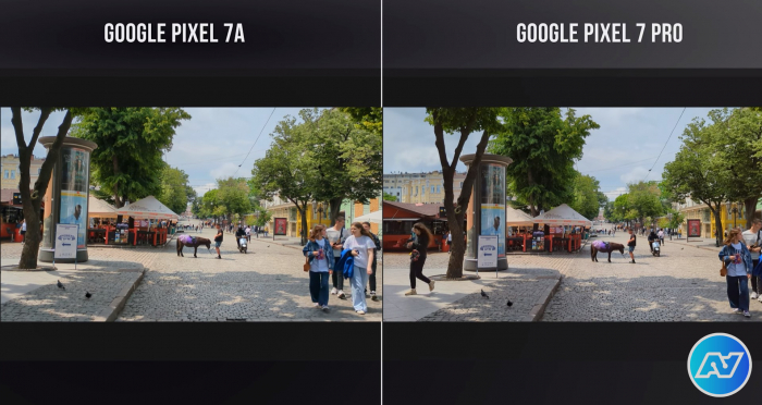 Запись видео на Google Pixel 7A