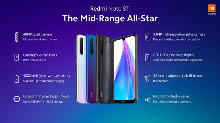 Представлен Redmi Note 8T: тот же Redmi Note 8, но с NFC – фото 2