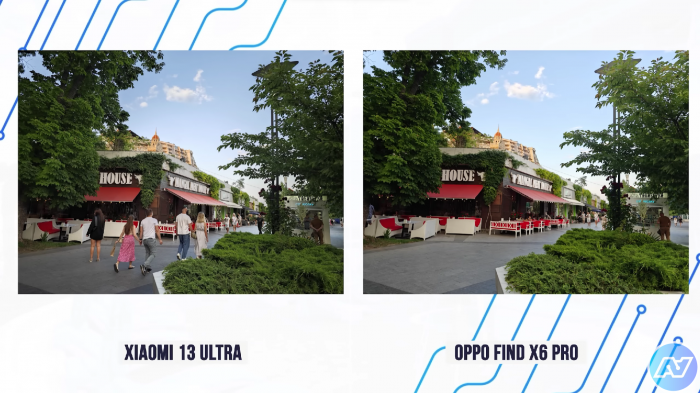 Порівняння основної камери Oppo Find X6 Pro vs Xiaomi 13 Ultra