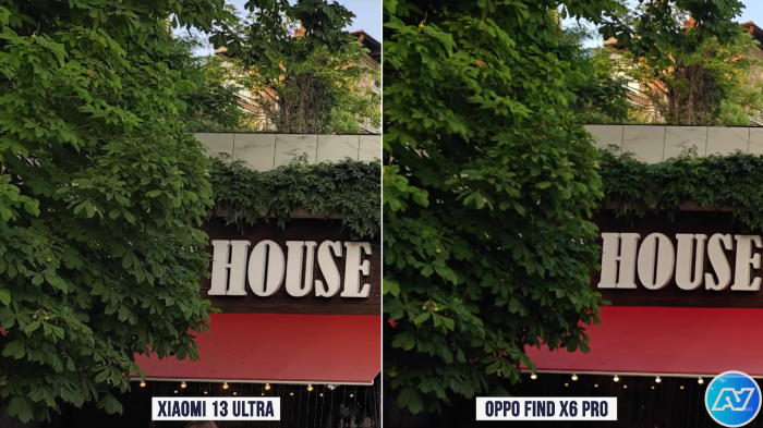 Сравнение основной камеры Oppo Find X6 Pro vs Xiaomi 13 Ultra