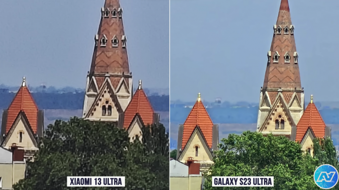 Порівняння зумів на Xiaomi 13 Ultra і Samsung Galaxy S23 Ultra