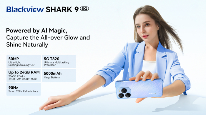 SHARK 9 5G и смартчасы W50 Pro