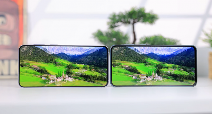 Обзор Samsung Galaxy A57 дисплей