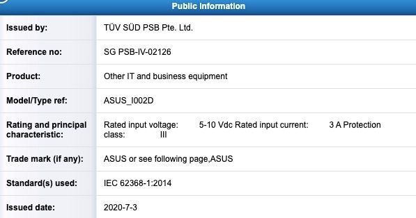 В сети появились характеристики Asus Zenfone 7 – фото 2