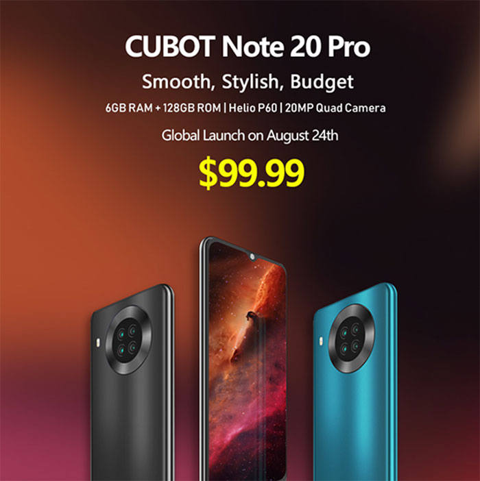 Cubot Note 20 Pro: масовий смартфон з NFC та Android 10 за $100 – фото 3