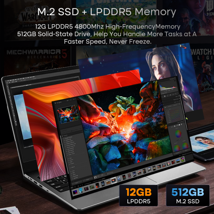DERE R16 PRO: 16-дюймовий 2,5K IPS дисплей і процесор Intel N95 за неперевершеною ціною – фото 5