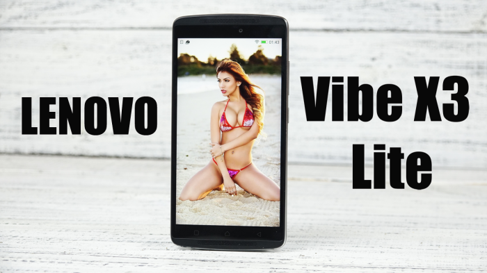 Lenovo Vibe X3 Lite распаковка: музыкальный смартфон. Недорого – фото 1