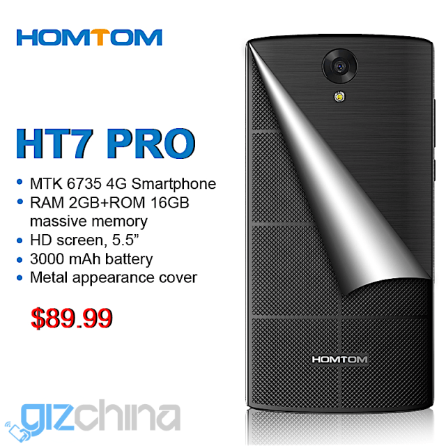Homtom HT7 Pro: стартував попереднє замовлення з цінником $89,99 – фото 1