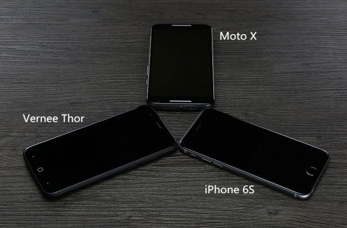 Vernee Thor, iPhone 6S и Moto X: сравнение экранов – фото 3