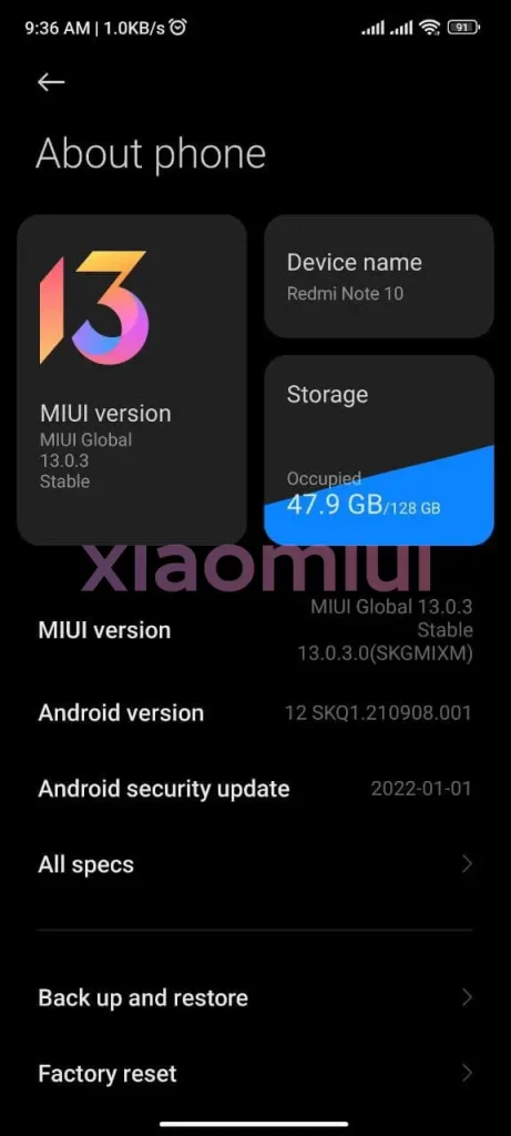 MIUI 13 Global ROM на базе Android 12 вышла для трех смартфонов – фото 1