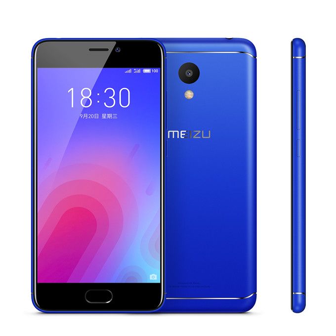 Meizu M6S (Blue Charm 6S) на відео з логотипом mBlu – фото 1