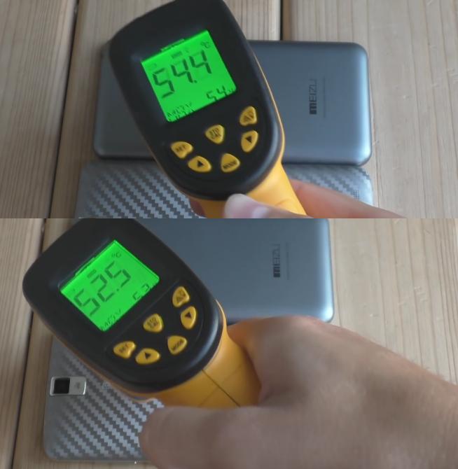 Meizu M2 Note и Elephone P8000 нагрев