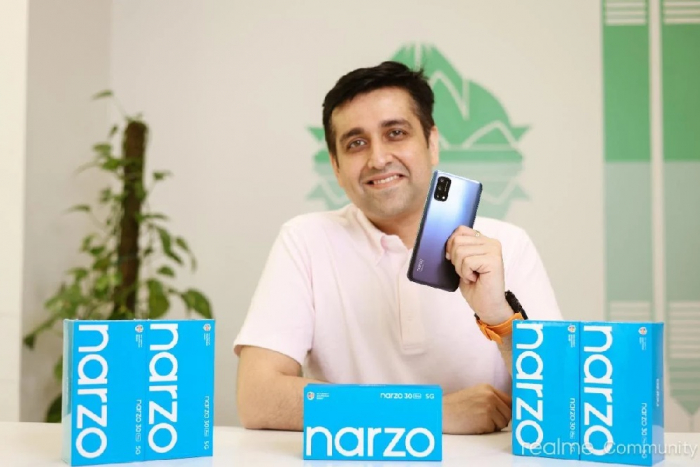 Глава Realme India особисто показав Realme Narzo 30 Pro 5G – фото 1