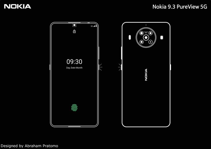 Посмотрите на Nokia 9.3 PureView. Он с подэкранной камерой – фото 1