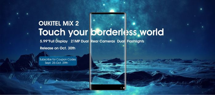 Oukitel Mix 2 — доступная альтернатива Xiaomi Mi Mix 2 – фото 1