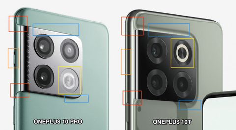 OnePlus 10T в сравнении с OnePlus 10 Pro 