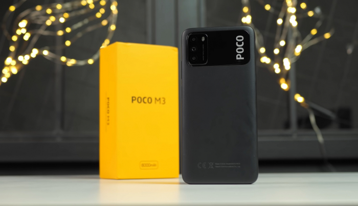 Poco M3 on the table