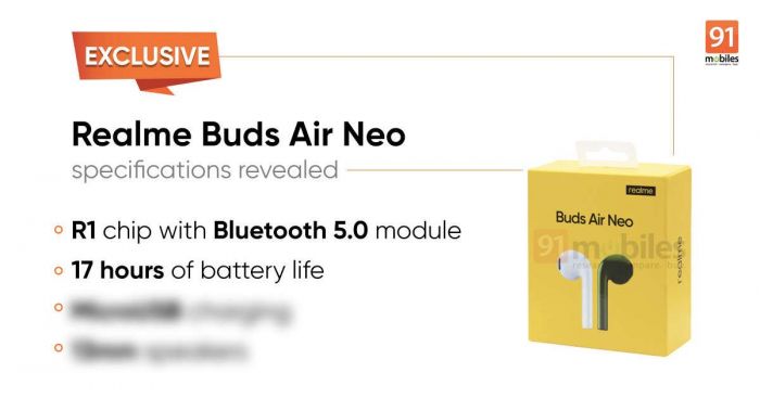 Realme Buds Air Neo: бюджетные TWS наушники с автономностью до 17 часов – фото 3