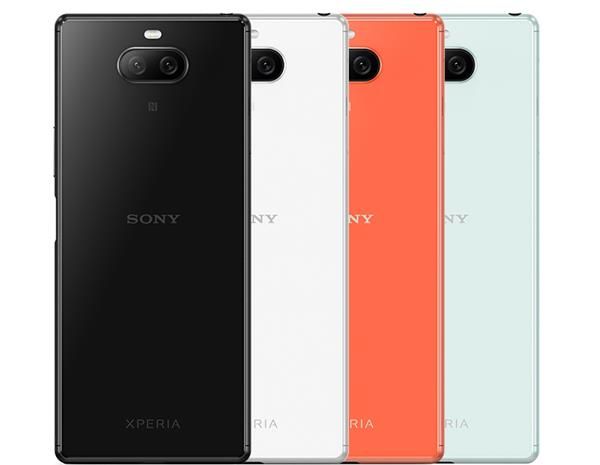 четыре цвета Sony Xperia 8