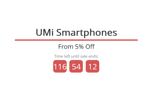 Распродажа смартфонов UMi со скидкой от 5 % на AliExpress – фото 1