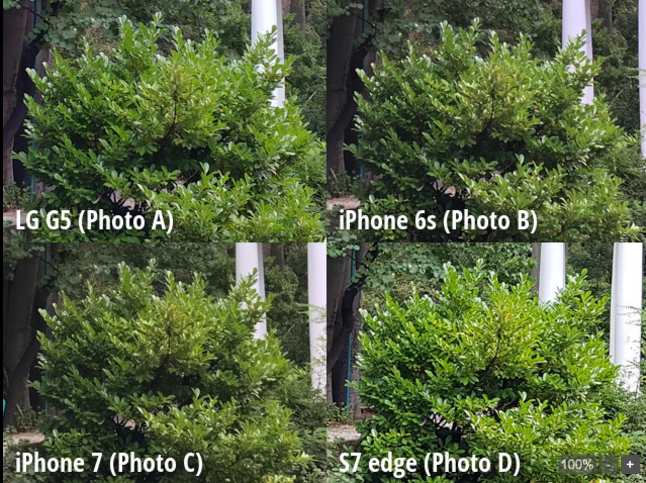 Samsung Galaxy S7 Edge и LG G5 в битве камер против iPhone 6s и iPhone 7 – фото 2