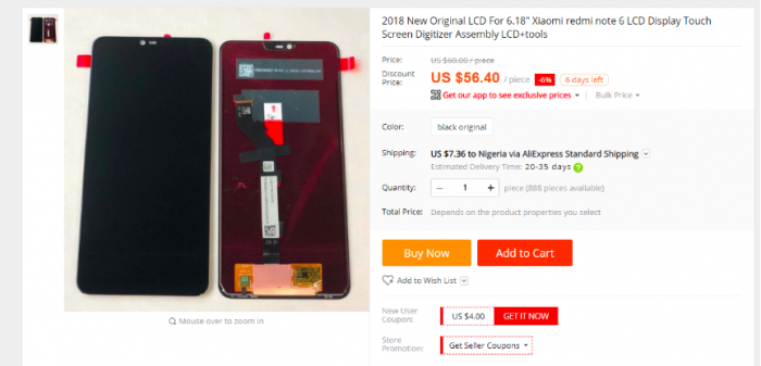 Для еще не представленных Xiaomi Redmi Note 6 и Redmi 6 Plus уже можно прикупить дисплейные модули – фото 2
