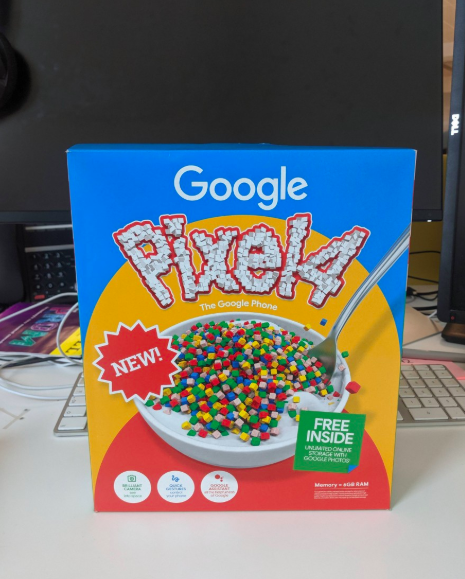 коробка Google Pixel 4 XL