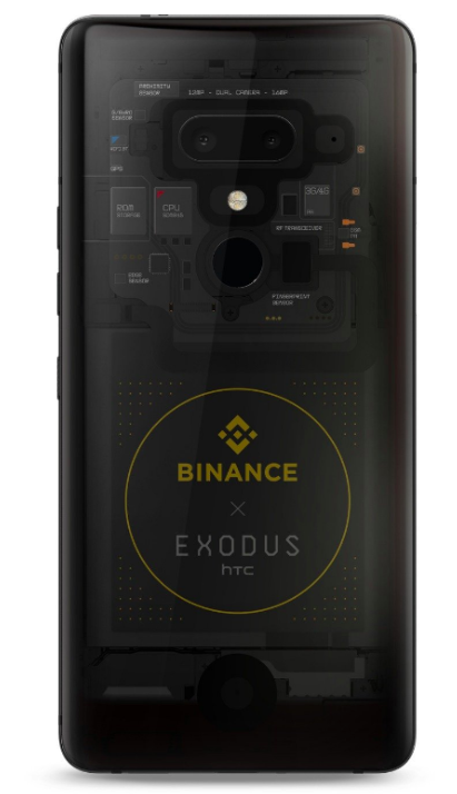 Exodus 1 Binance Edition — блокчейн-смартфон от HTC
