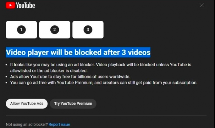 Распространения защиты от Adblock на YouTube расширяются – теперь оно действует во всем мире – фото 2