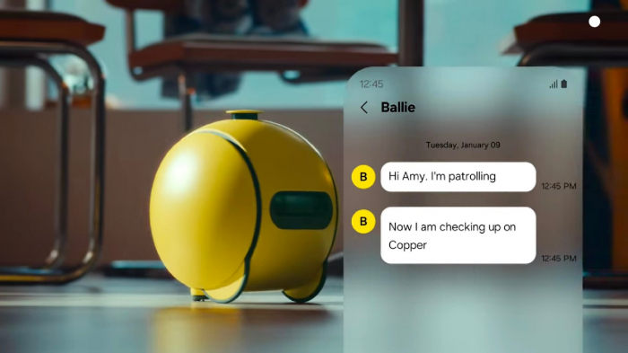 Samsung Ballie - милий ШІ-робот, що покращить ваш побут та покаже потрібну картинку куди завгодно – фото 1