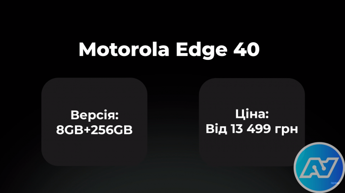 Moto Edge 40 ціна