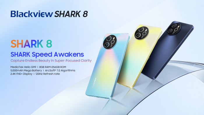 Мощность и 120 Гц всего за $94 – Blackview представила новую линейку смартфонов SHARK – фото 1